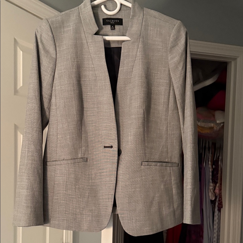 Talbots Gray womans Blazer